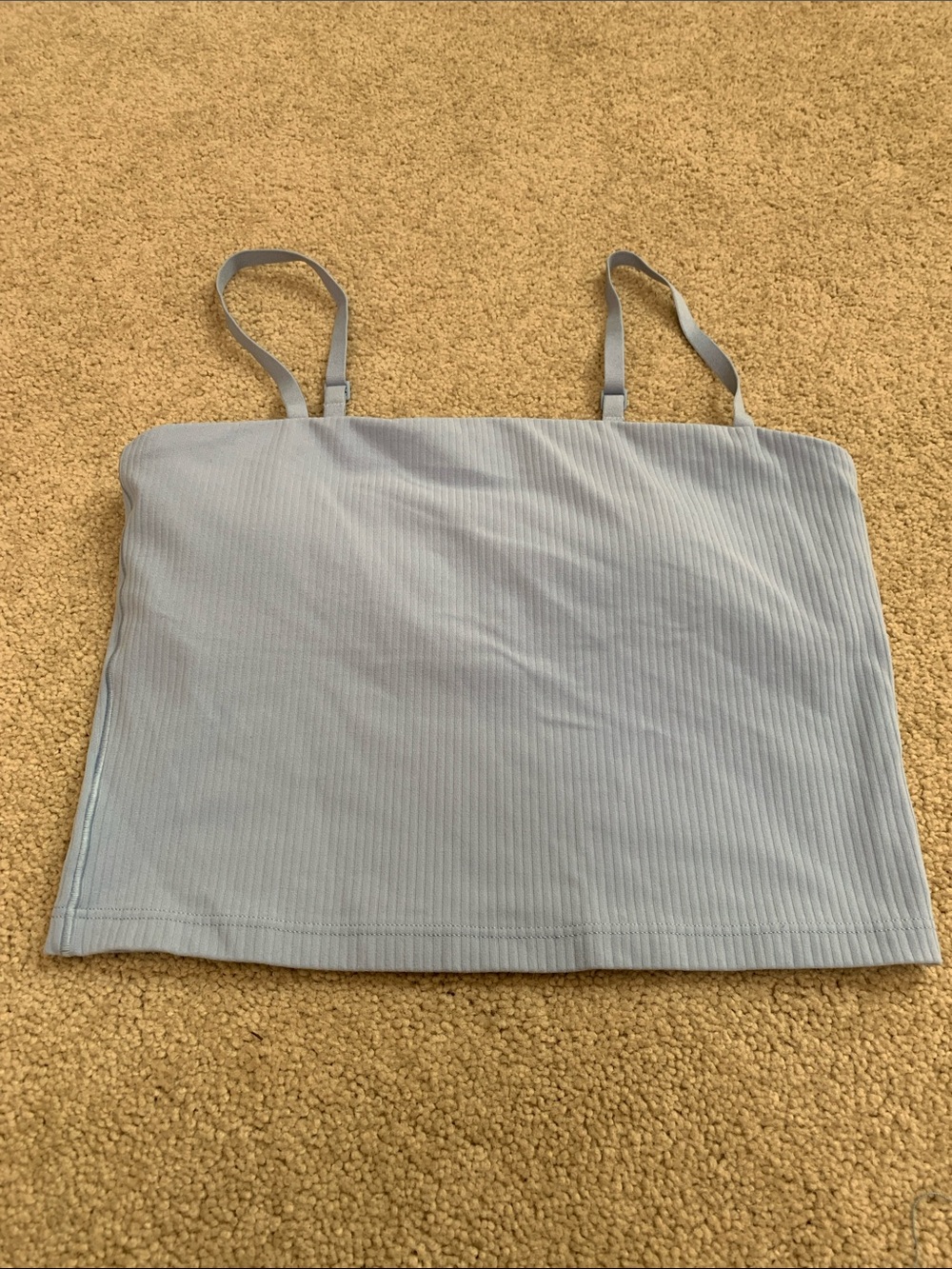 Aerie offline blue crop tank top
